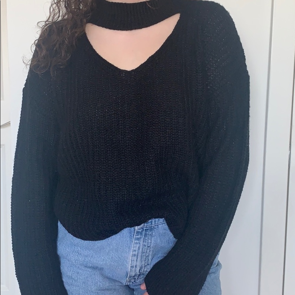 Black sweater
